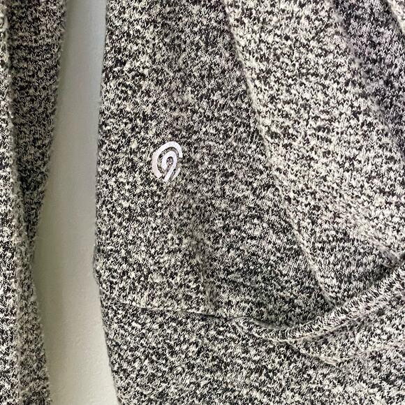 C9 by Champion Yoga Top Knit Long Sleeve Open Back Pullover Heather Gray XS - Picture 6 of 10